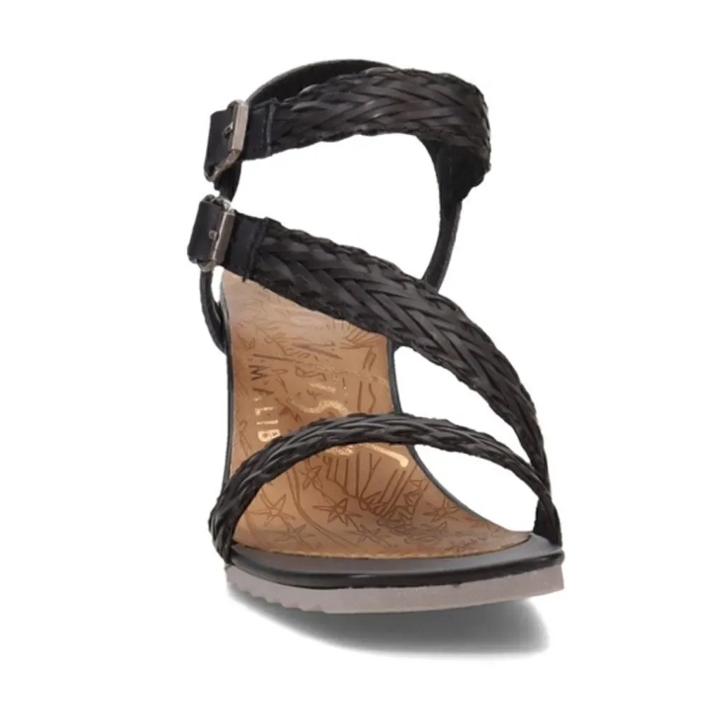 Blowfish Maliblu Black Wedge Sandals Size 11